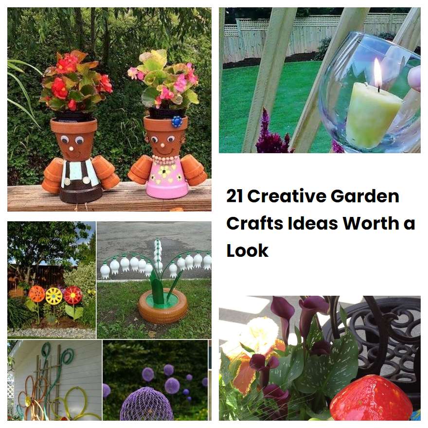 21 Creative Garden Crafts Ideas Worth a Look | SharonSable