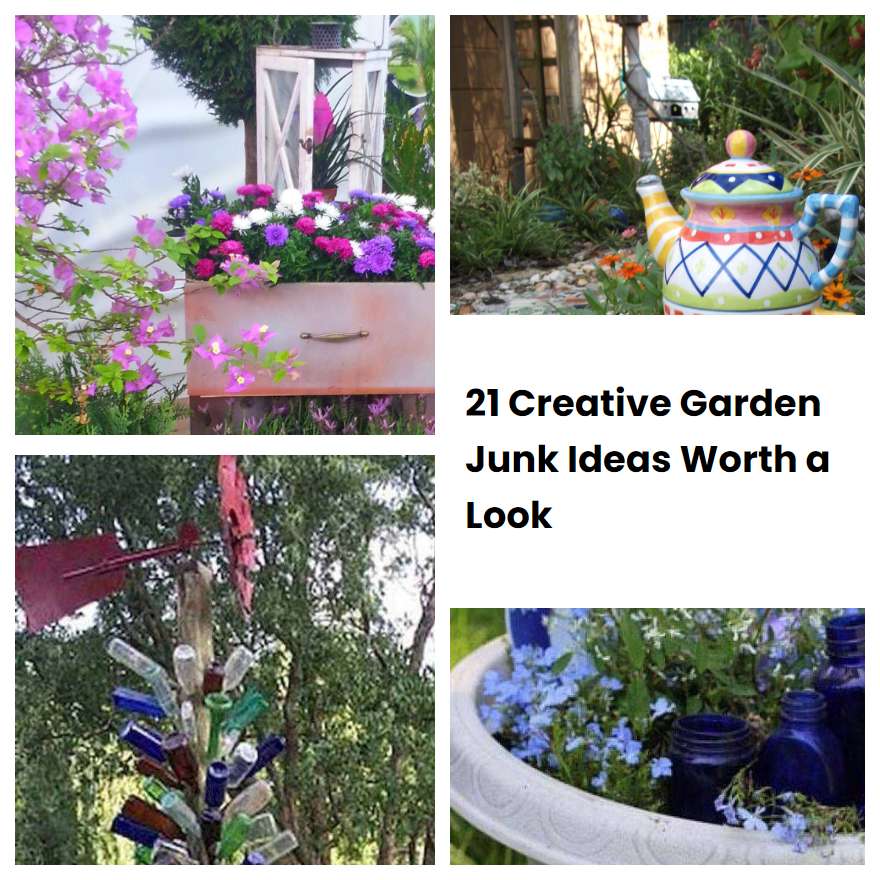 21 Creative Garden Junk Ideas Worth a Look | SharonSable