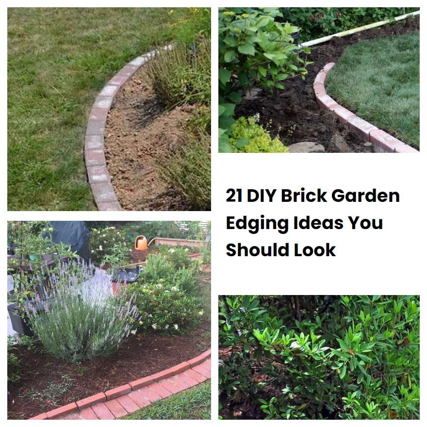 21 DIY Brick Garden Edging Ideas You Should Look | SharonSable