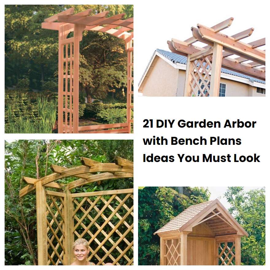 21 DIY Garden Arbor with Bench Plans Ideas You Must Look | SharonSable