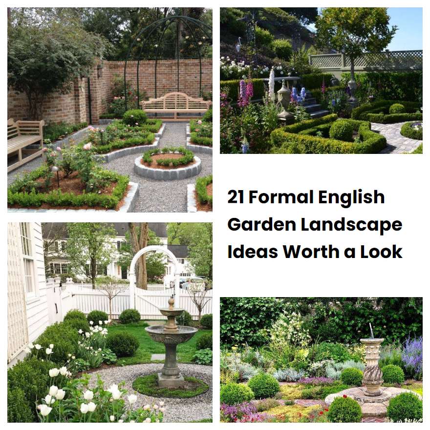 21 Formal English Garden Landscape Ideas Worth A Look | SharonSable