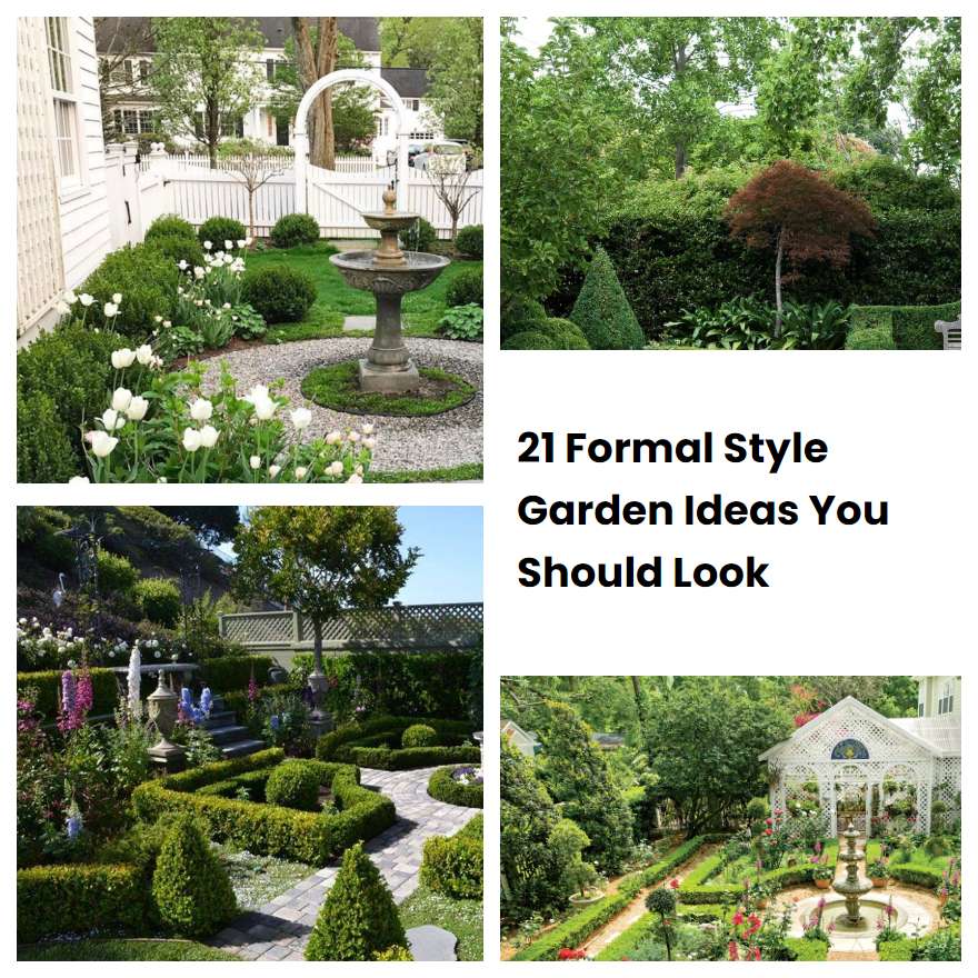 21 Formal Style Garden Ideas You Should Look | SharonSable