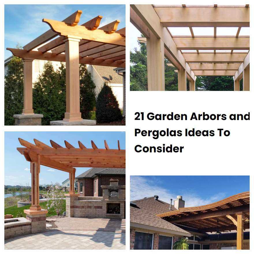 21 Garden Arbors and Pergolas Ideas To Consider | SharonSable