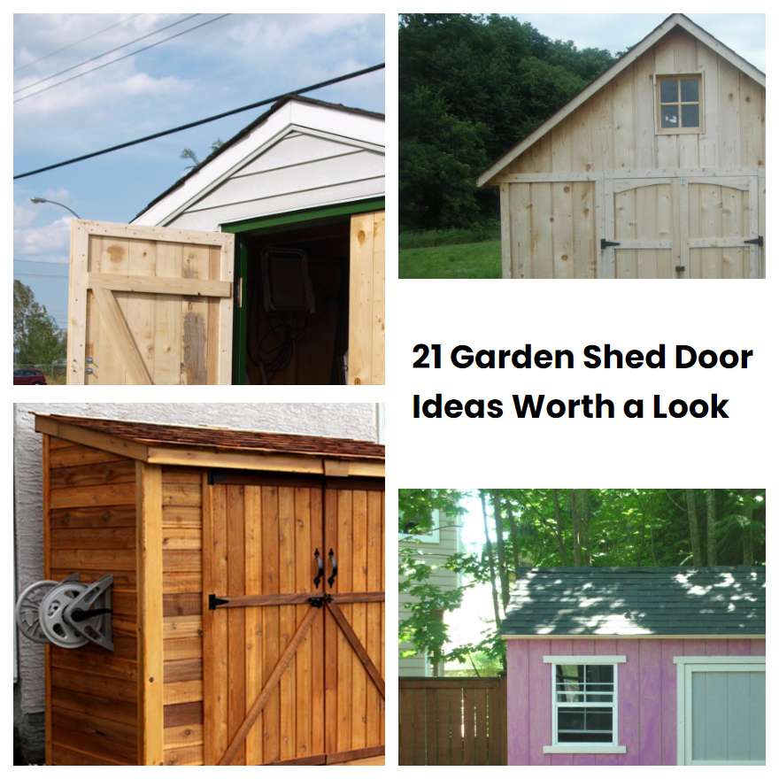 21 Garden Shed Door Ideas Worth a Look | SharonSable