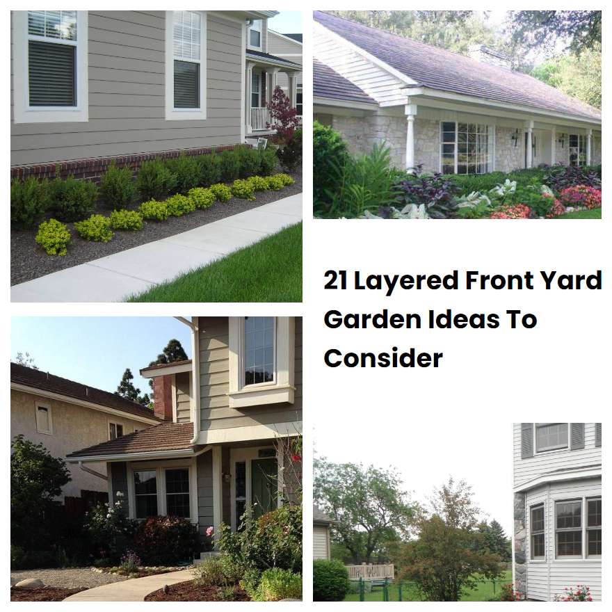 21 Layered Front Yard Garden Ideas To Consider | SharonSable