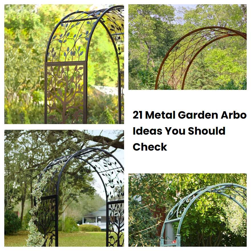 21 Metal Garden Arbor Ideas You Should Check | SharonSable