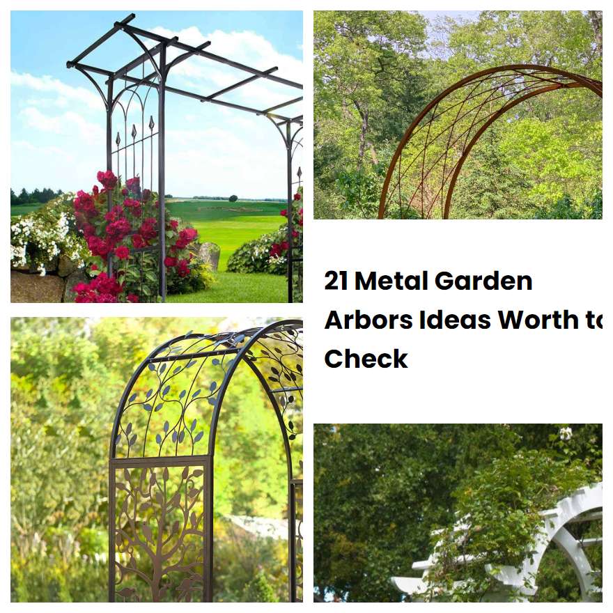 21 Metal Garden Arbors Ideas Worth to Check | SharonSable