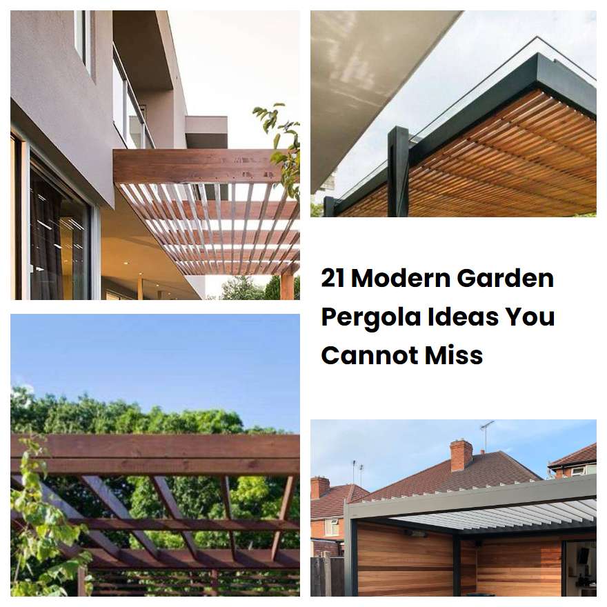 21 Modern Garden Pergola Ideas You Cannot Miss | SharonSable