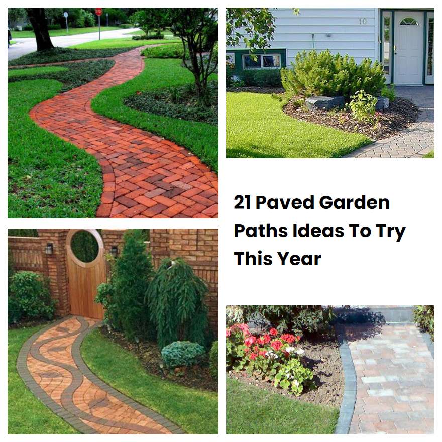 21 Paved Garden Paths Ideas To Try This Year | SharonSable