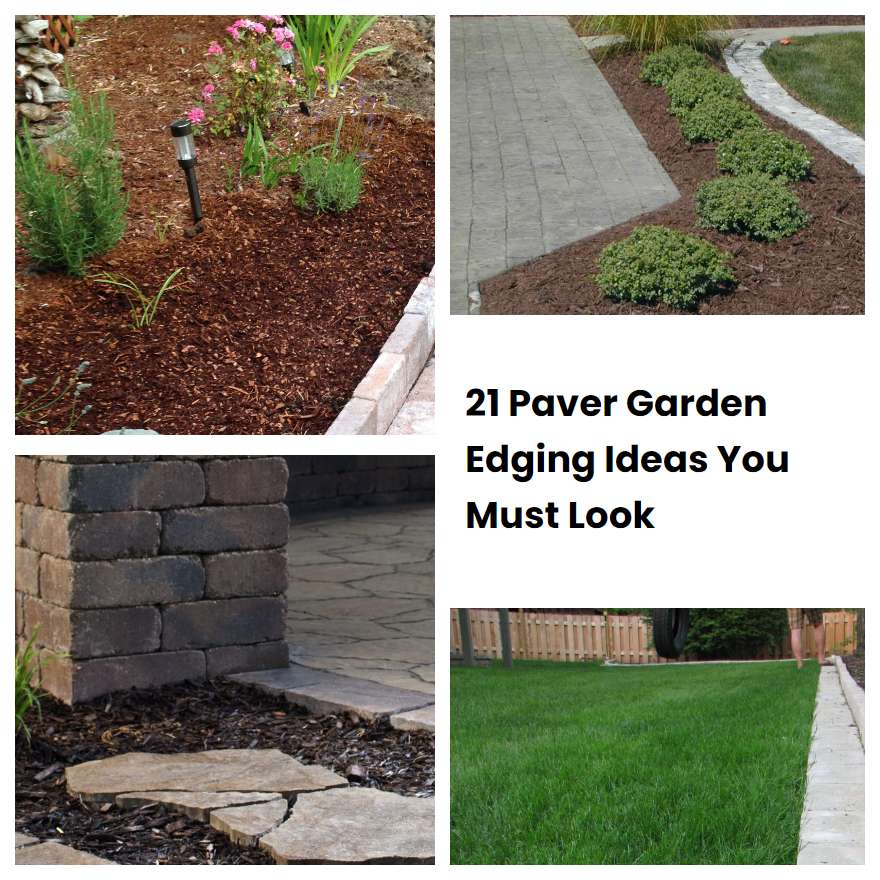 21 Paver Garden Edging Ideas You Must Look | SharonSable