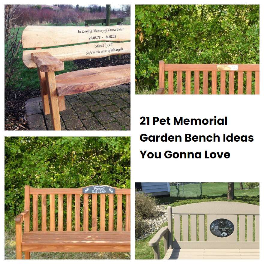 21 Pet Memorial Garden Bench Ideas You Gonna Love