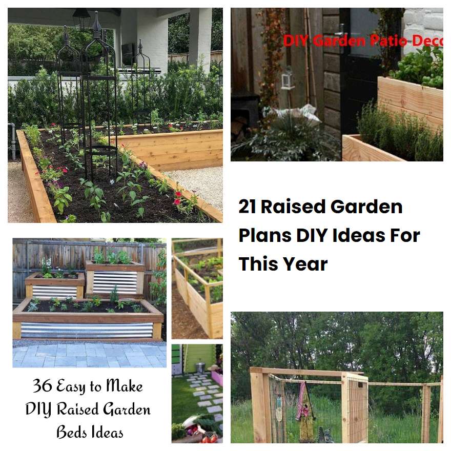 21 Raised Garden Plans DIY Ideas For This Year | SharonSable