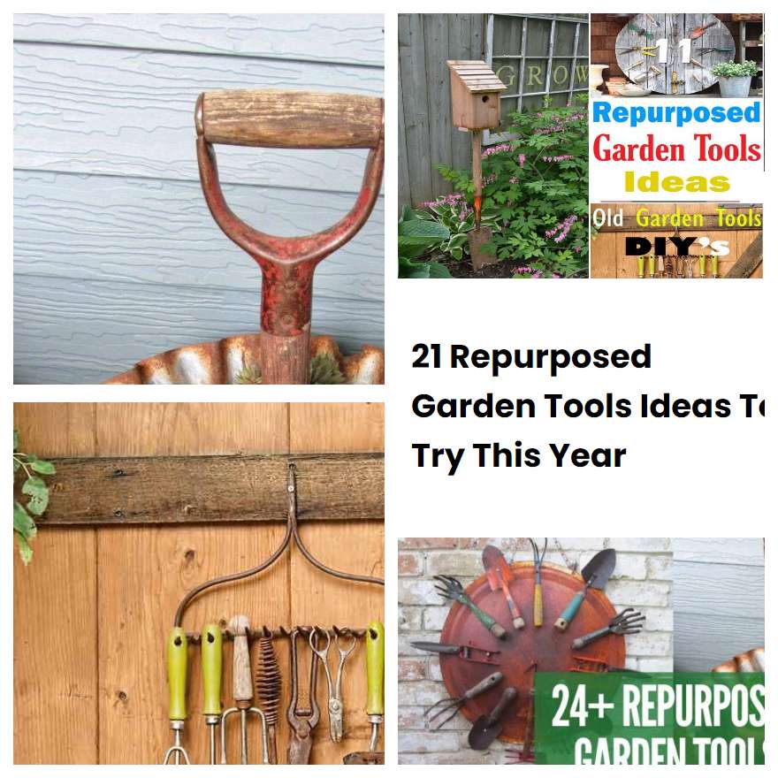 21 Repurposed Garden Tools Ideas To Try This Year | SharonSable