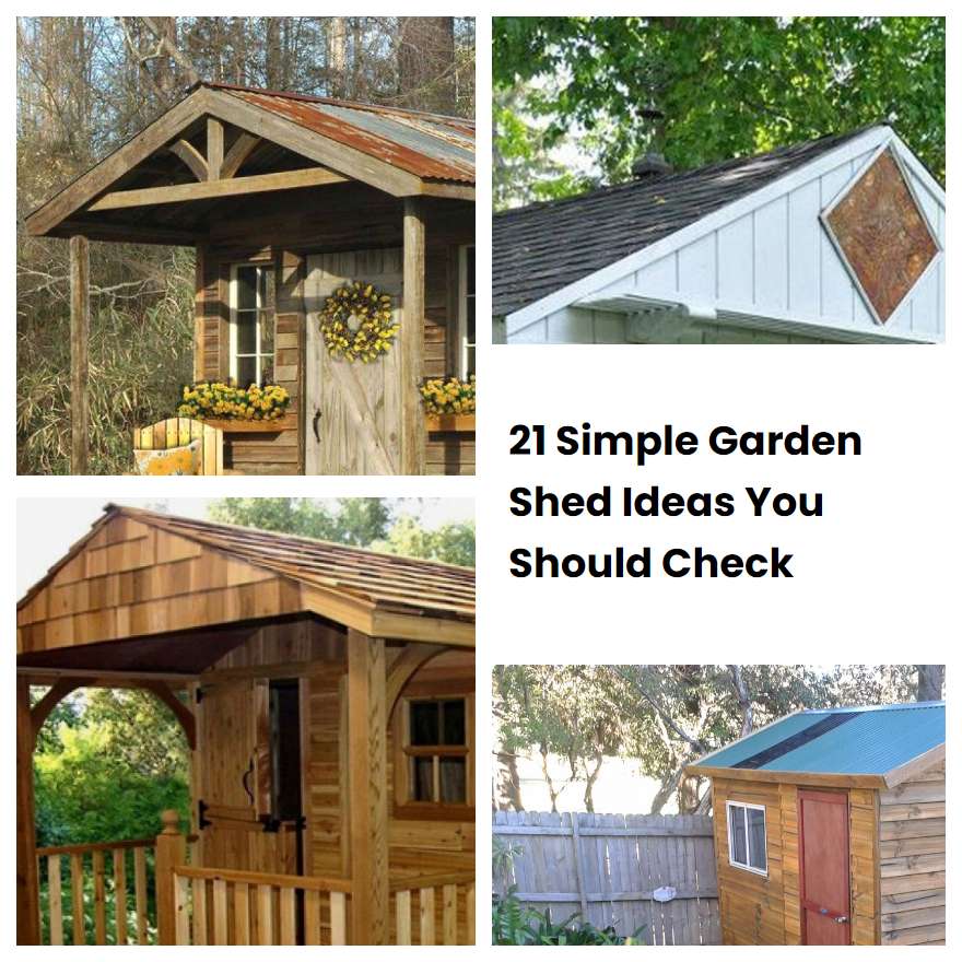 21 Simple Garden Shed Ideas You Should Check | SharonSable