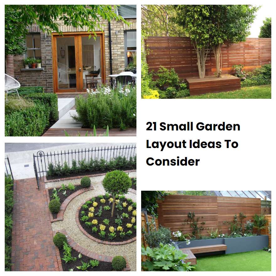 21 Small Garden Layout Ideas To Consider | SharonSable