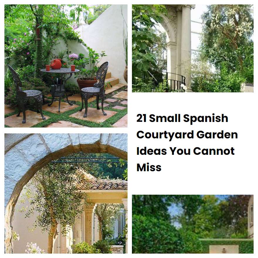 21 Small Spanish Courtyard Garden Ideas You Cannot Miss | SharonSable