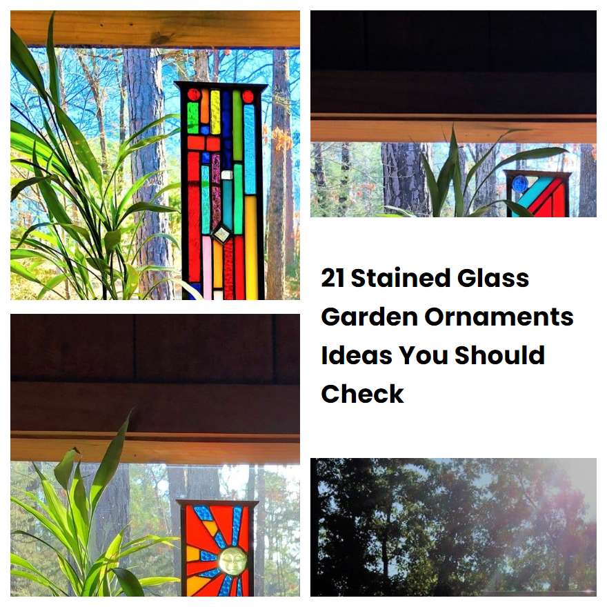 21 Stained Glass Garden Ornaments Ideas You Should Check