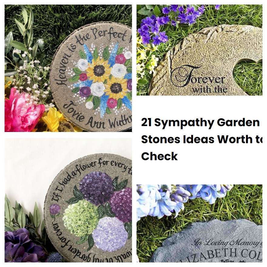 21 Sympathy Garden Stones Ideas Worth to Check