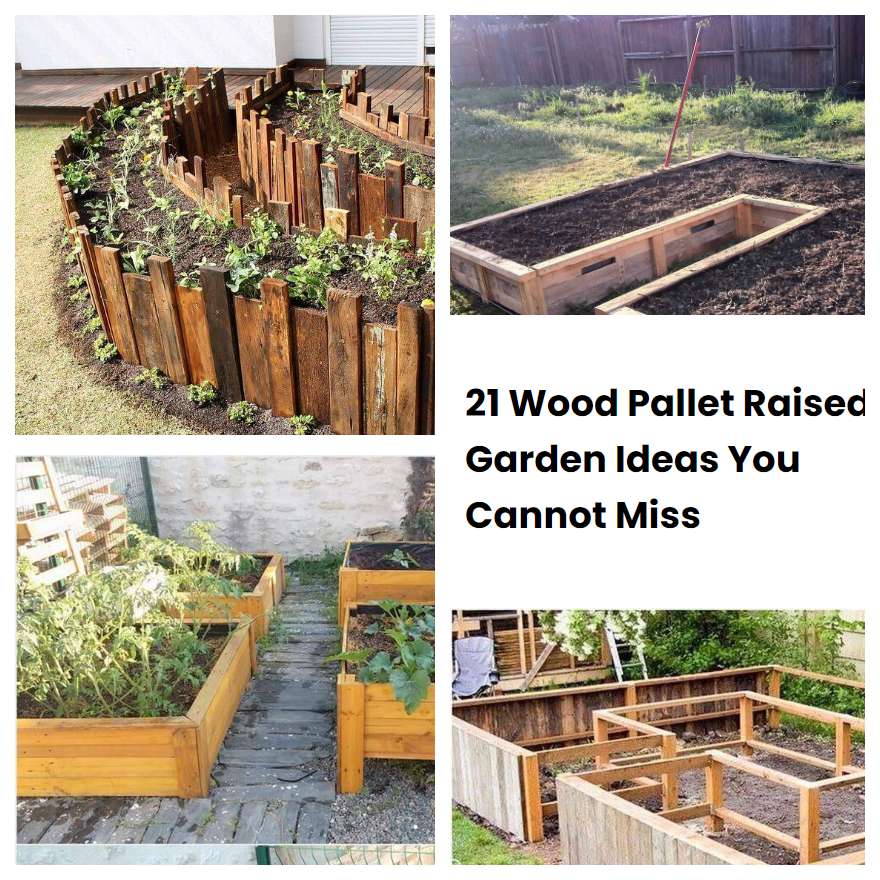 21 Wood Pallet Raised Garden Ideas You Cannot Miss | SharonSable