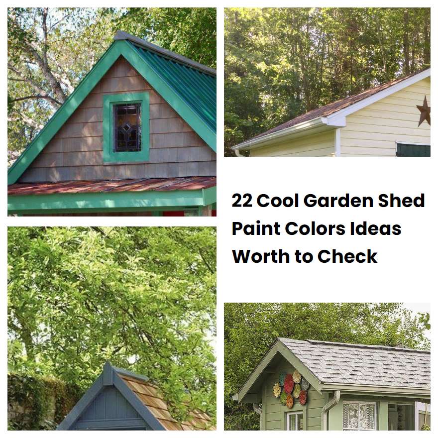 22 Cool Garden Shed Paint Colors Ideas Worth to Check | SharonSable