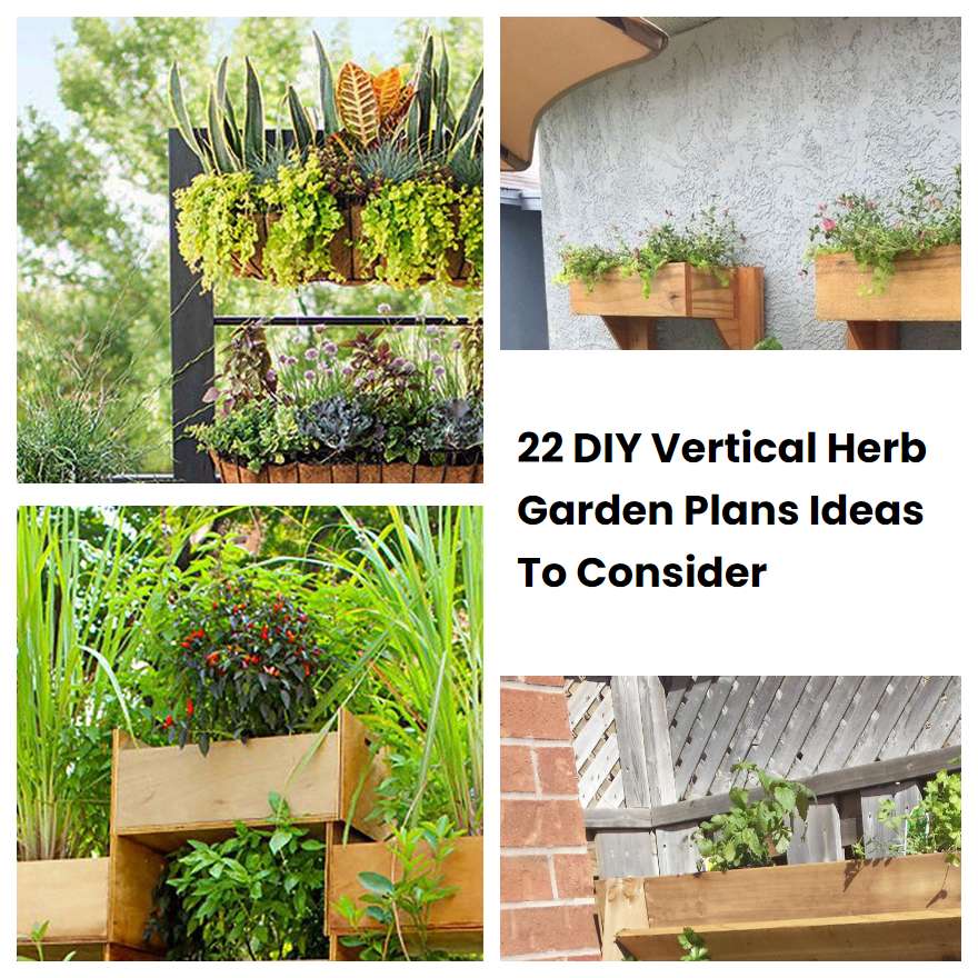 22 DIY Vertical Herb Garden Plans Ideas To Consider | SharonSable