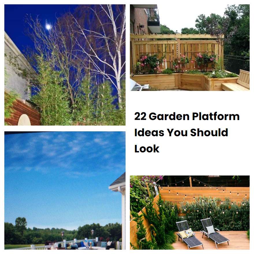 22 Garden Platform Ideas You Should Look | SharonSable