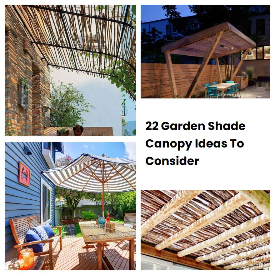 22 Garden Shade Canopy Ideas To Consider | SharonSable