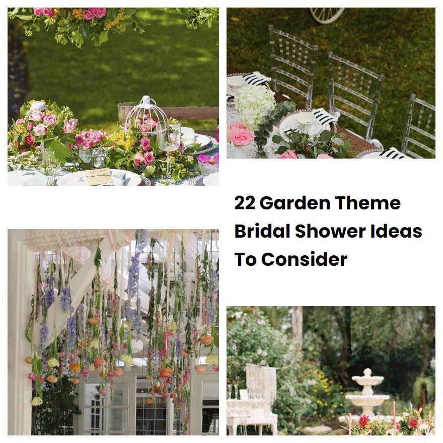 22 Garden Theme Bridal Shower Ideas To Consider Sharonsable