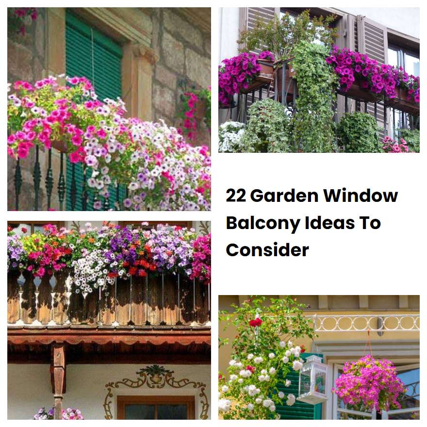 22 Garden Window Balcony Ideas To Consider | SharonSable