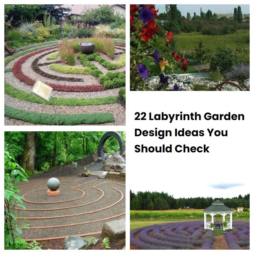 22 Labyrinth Garden Design Ideas You Should Check | SharonSable