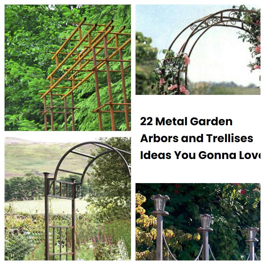 22 Metal Garden Arbors and Trellises Ideas You Gonna Love | SharonSable