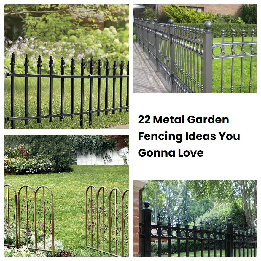 22 Metal Garden Fencing Ideas You Gonna Love SharonSable