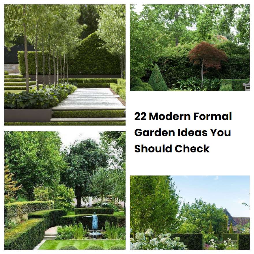 22 Modern Formal Garden Ideas You Should Check Sharonsable