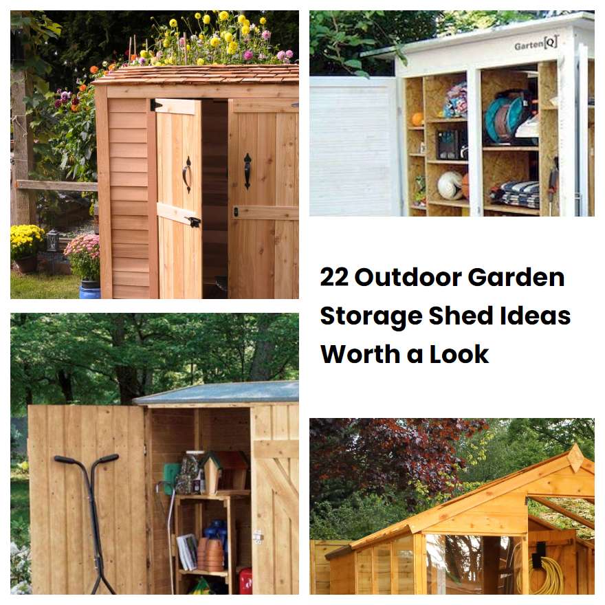 22 Outdoor Garden Storage Shed Ideas Worth A Look Sharonsable