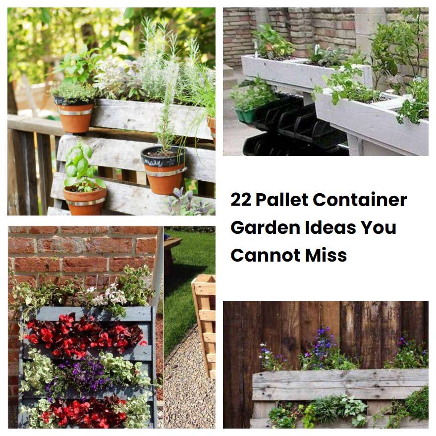 22 Pallet Container Garden Ideas You Cannot Miss | SharonSable