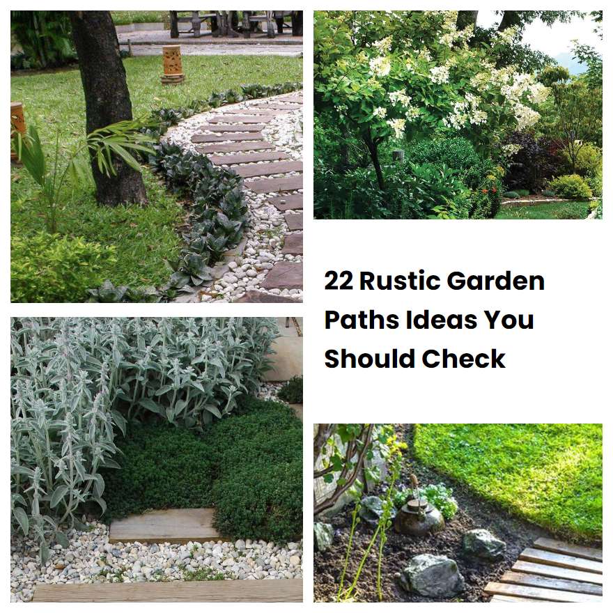 22 Rustic Garden Paths Ideas You Should Check | SharonSable