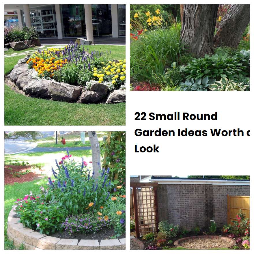 22 Small Round Garden Ideas Worth a Look