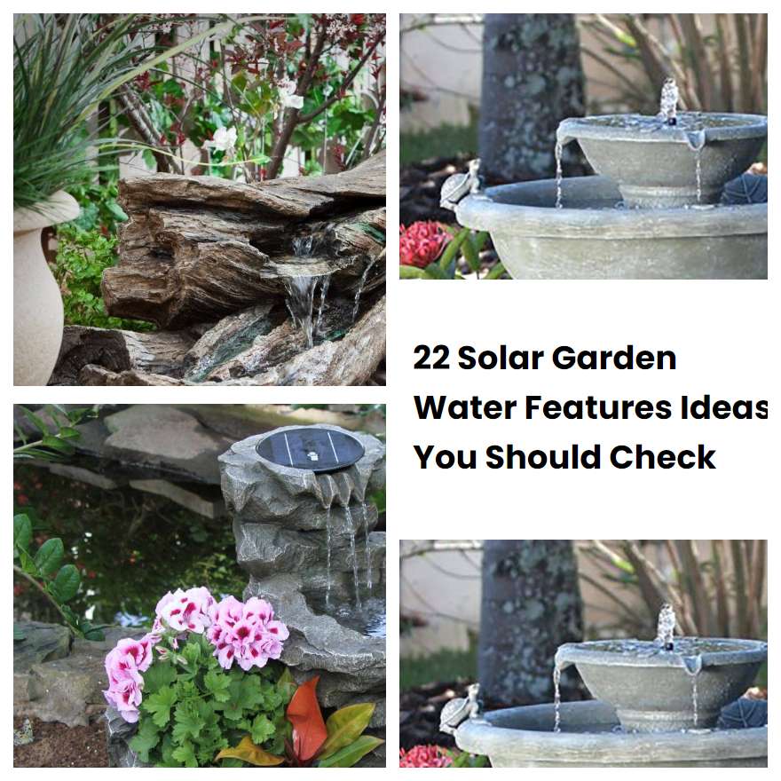 22 Solar Garden Water Features Ideas You Should Check | SharonSable