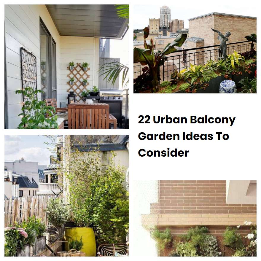 22 Urban Balcony Garden Ideas To Consider | SharonSable