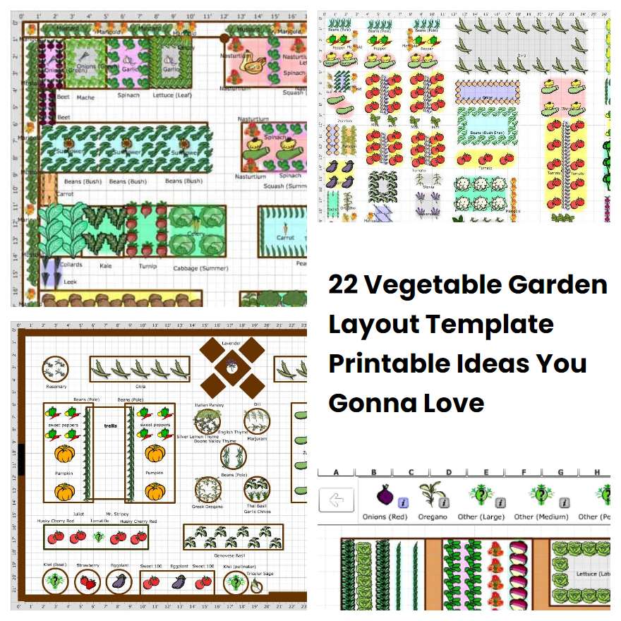 22 Vegetable Garden Layout Template Printable Ideas You Gonna Love