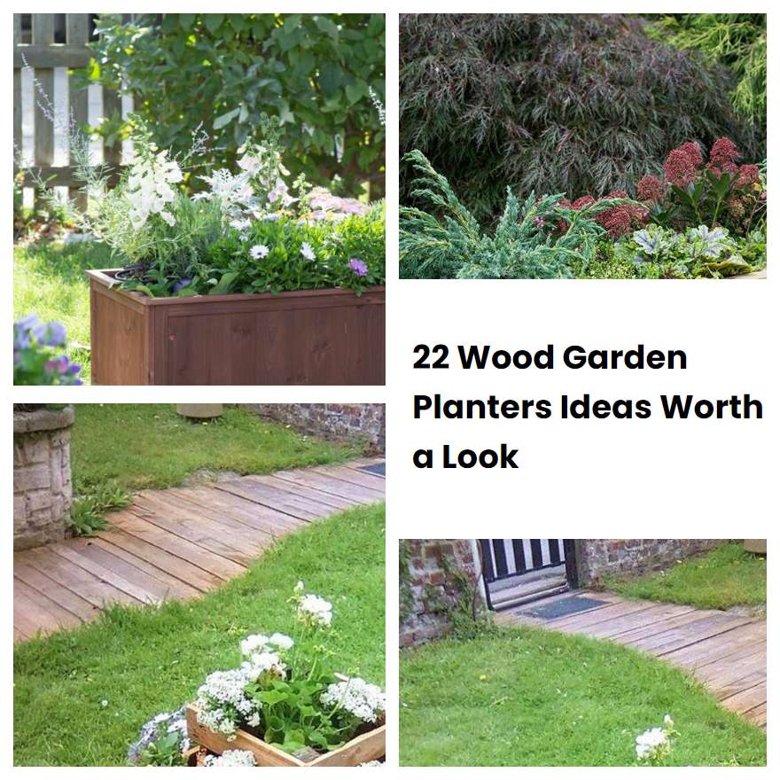 22 Wood Garden Planters Ideas Worth a Look | SharonSable