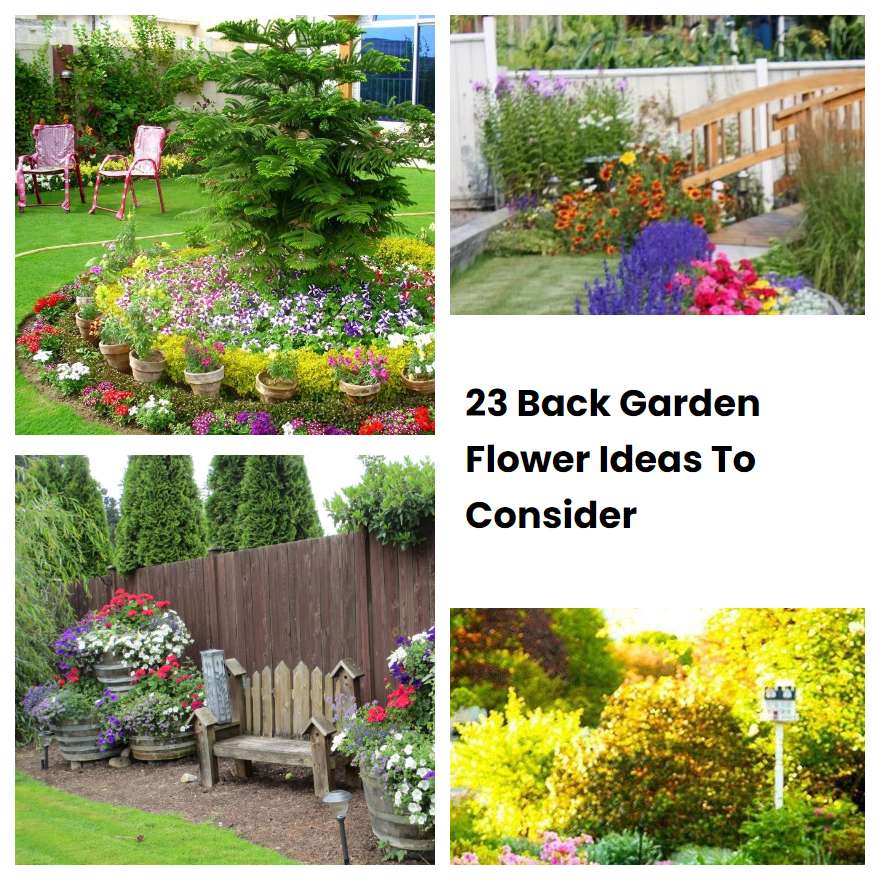 23 Back Garden Flower Ideas To Consider | SharonSable