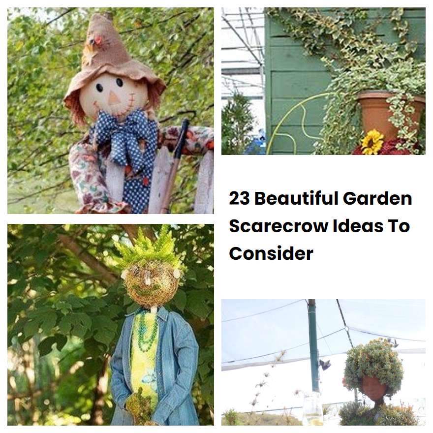 23 Beautiful Garden Scarecrow Ideas To Consider | SharonSable