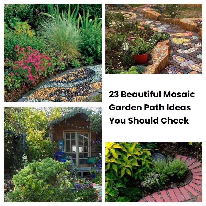 23 Beautiful Mosaic Garden Path Ideas You Should Check | SharonSable