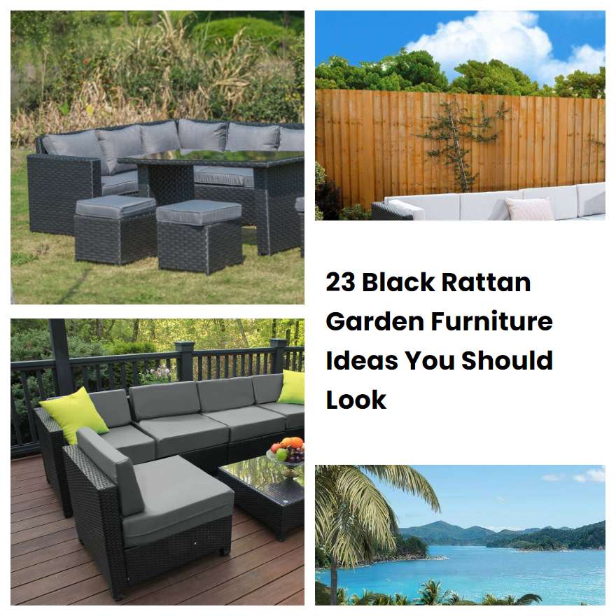 23 Black Rattan Garden Furniture Ideas You Should Look SharonSable