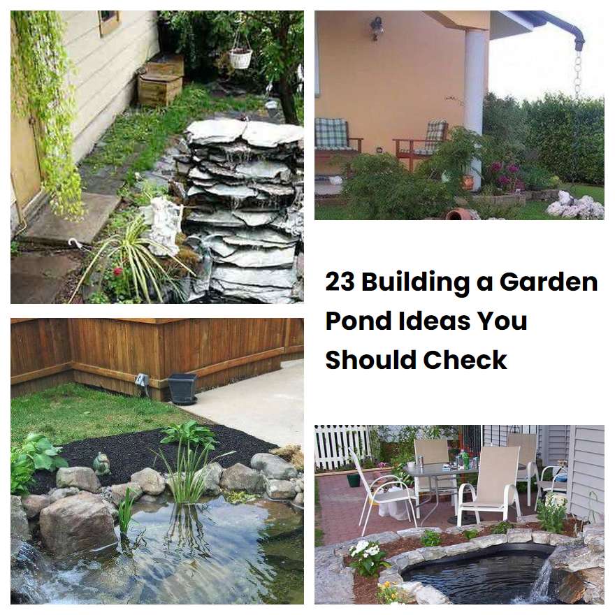 23 Building A Garden Pond Ideas You Should Check | SharonSable