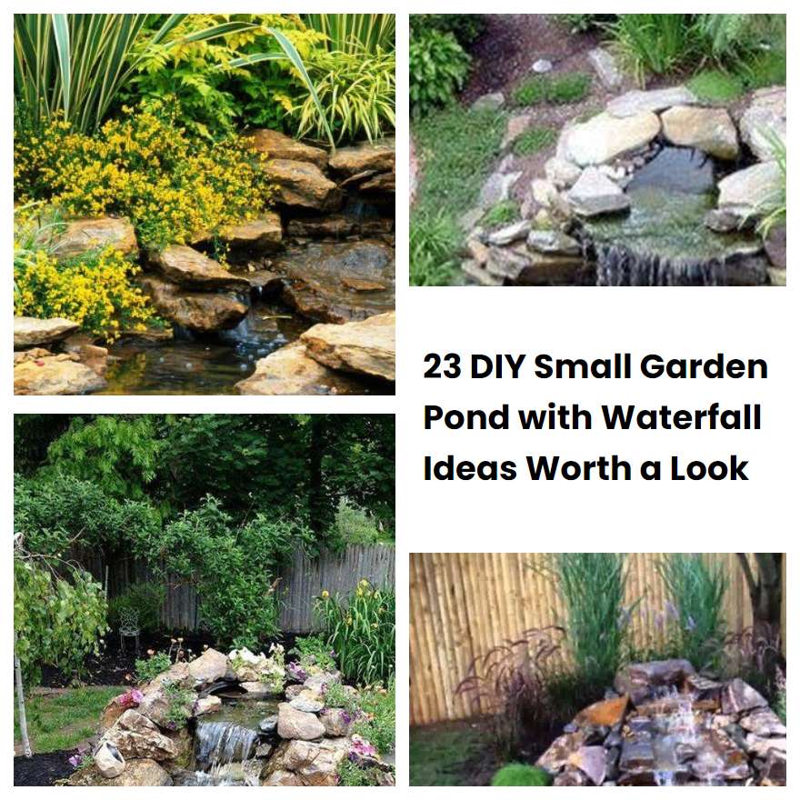 23 DIY Small Garden Pond with Waterfall Ideas Worth a Look SharonSable