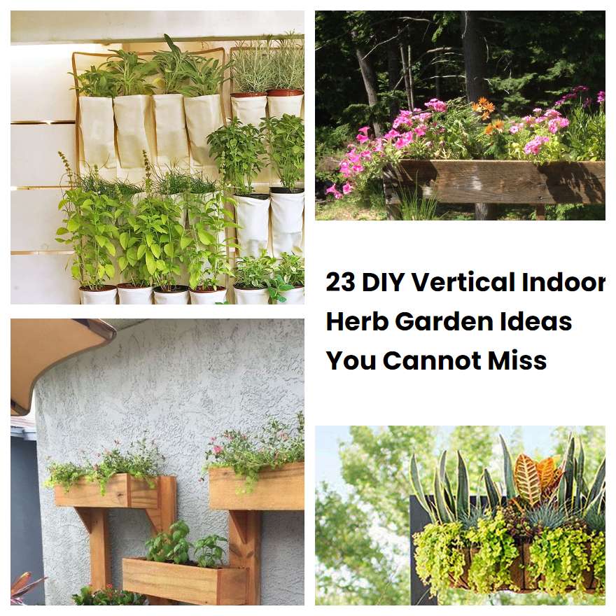 23 DIY Vertical Indoor Herb Garden Ideas You Cannot Miss | SharonSable