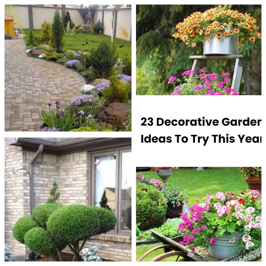 23 Decorative Garden Ideas To Try This Year | SharonSable