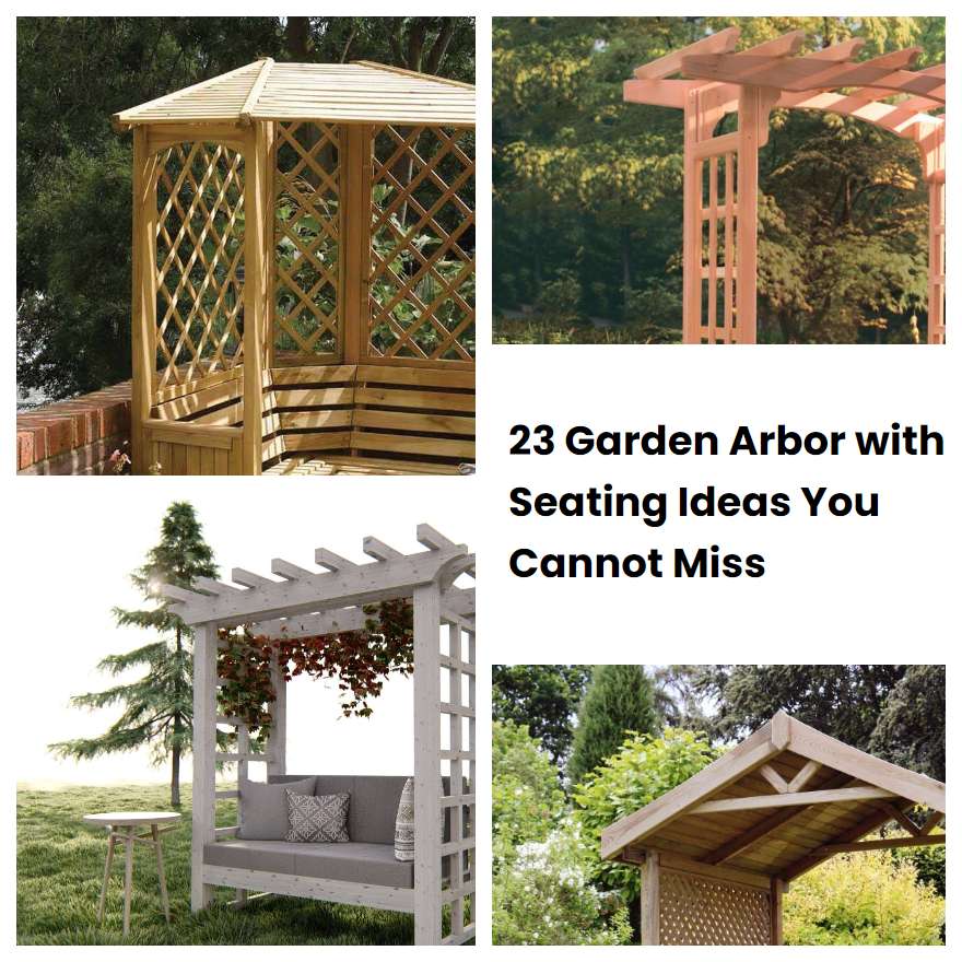 23 Garden Arbor with Seating Ideas You Cannot Miss | SharonSable